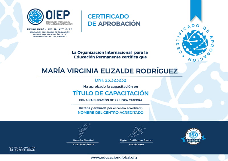 cursos con certificados de validez internacional